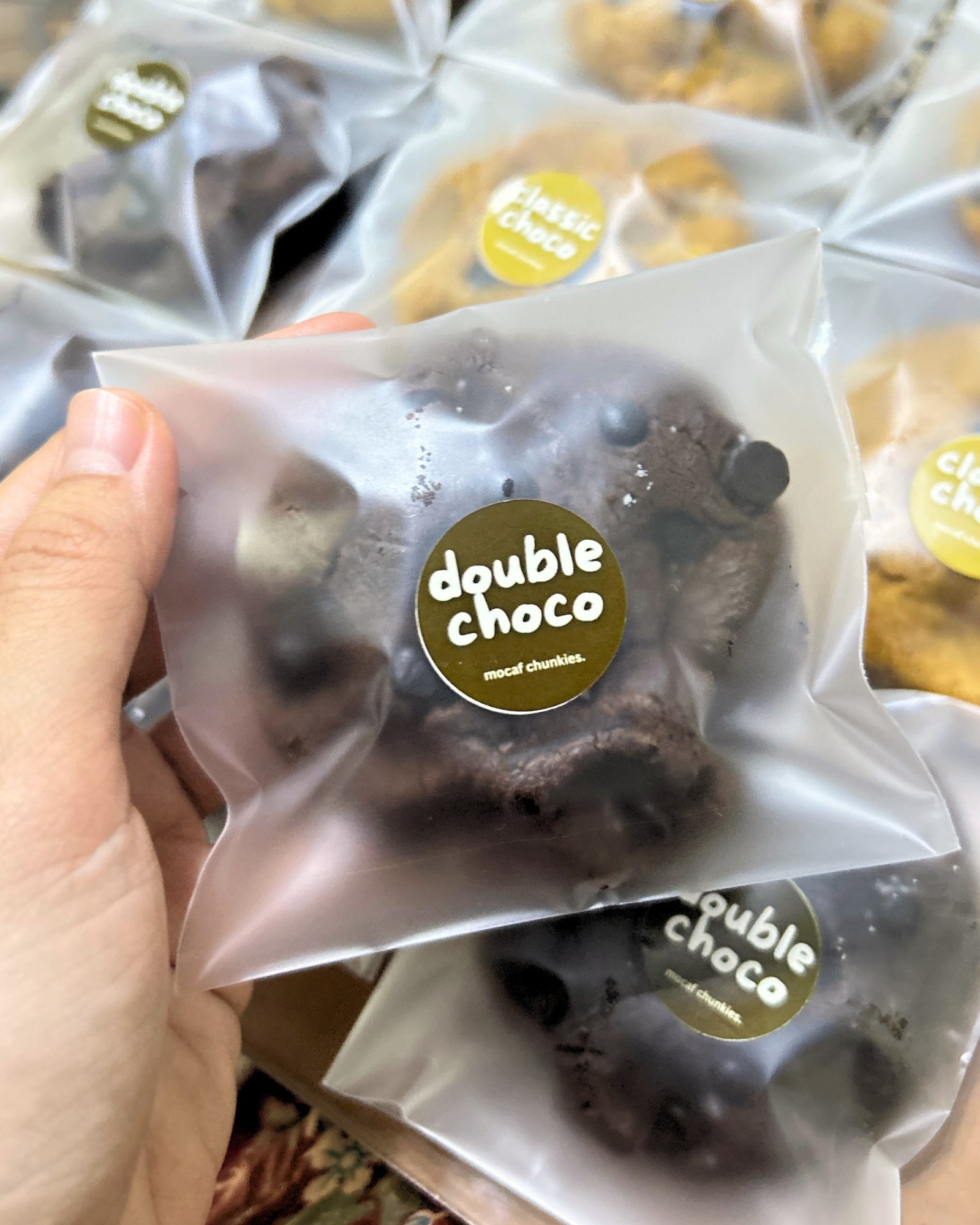 Kemasan box cookies MocafChunkies